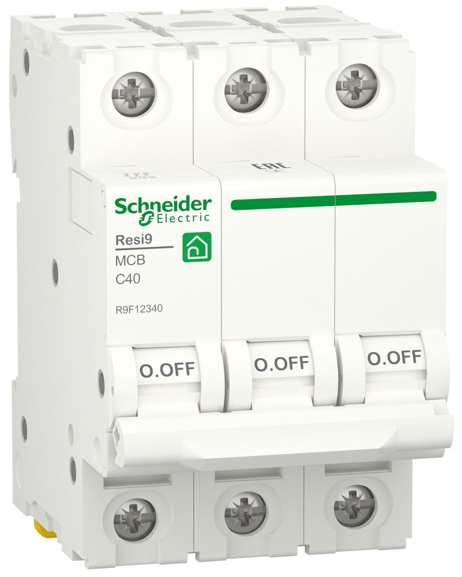 Автоматичний вимикач Schneider Electric Resi9 6kA 3P 40A C (R9F12340) - фото 1