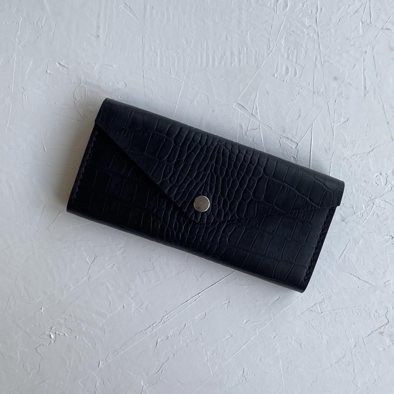 Кошелек женский кожаный Stedley leather Классик 1.0 Черный кайман (30639140)