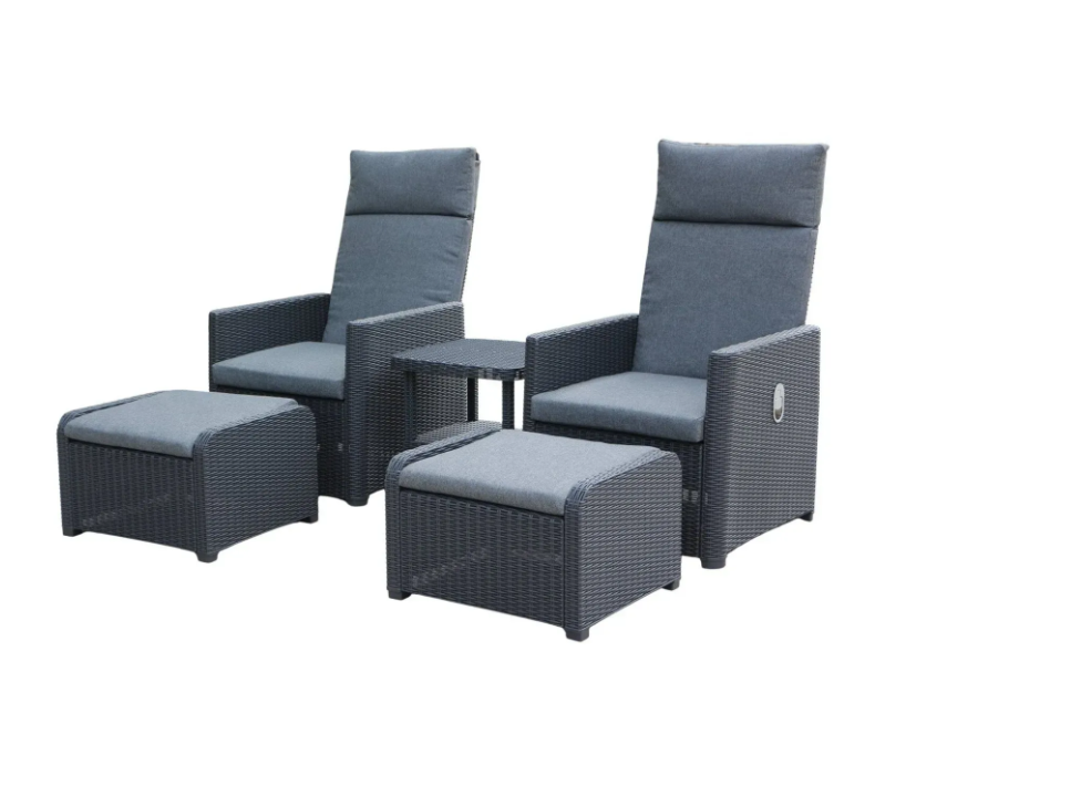 Комплект садових меблів Garden Line LYON 5 пр. Сірий (ZUM6430)