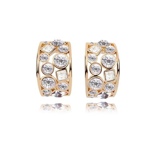 Серьги с кристаллами Сваровски 1_7489 Italina Белый