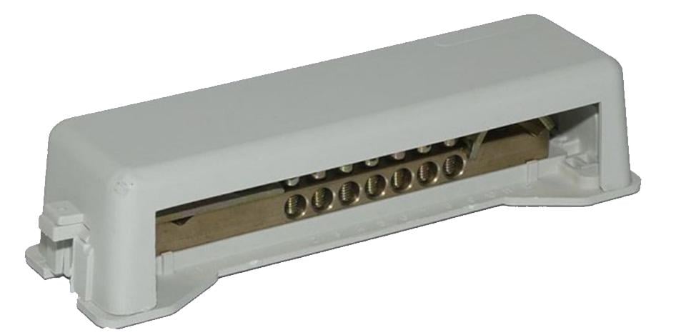 Шина зрівнювання потенціалів дворядна з кришкою 14х10/7 (502793)