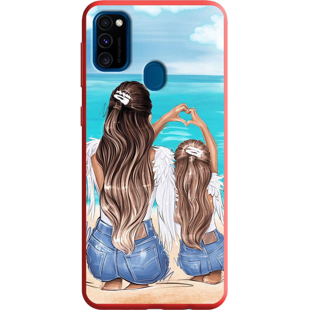 Чохол Boxface Samsung M307 Galaxy M30s Family Vacation Червоний силікон  (38209-up2380-38660)