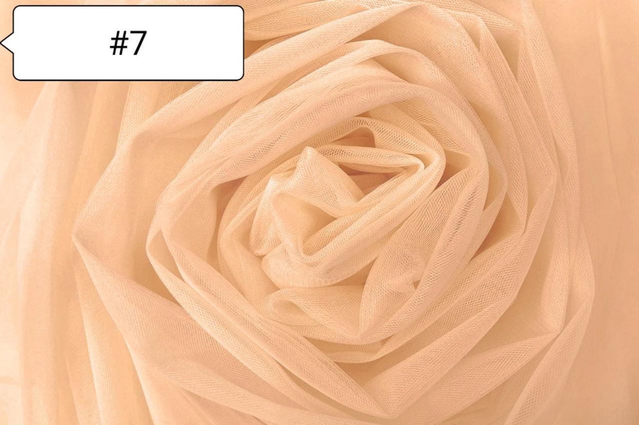 Ткань евросетка №7 Абрикосовый (1729676441)