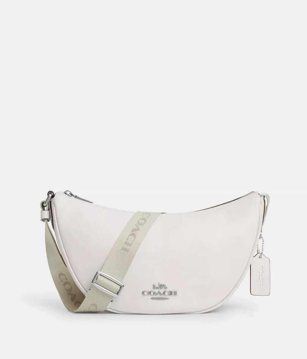 Сумка Coach CT644 Pace Shoulder bag Smooth Leather Chalk Бежевий (763220)