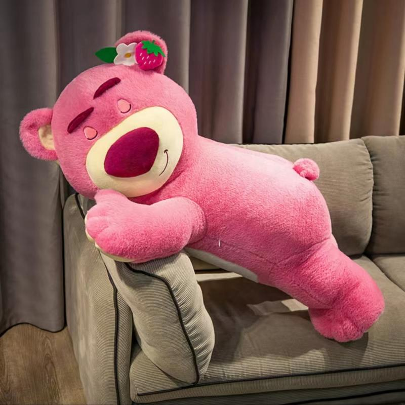 Мягкая игрушка Медведь с пледом 2в1 Розовый (30101176) - фото 4