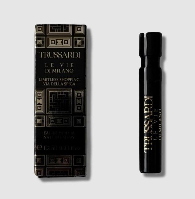 Парфюмерная вода унисекс Trussardi Limitless Shopping Via della Spiga 1,2 мл пробник (374695)