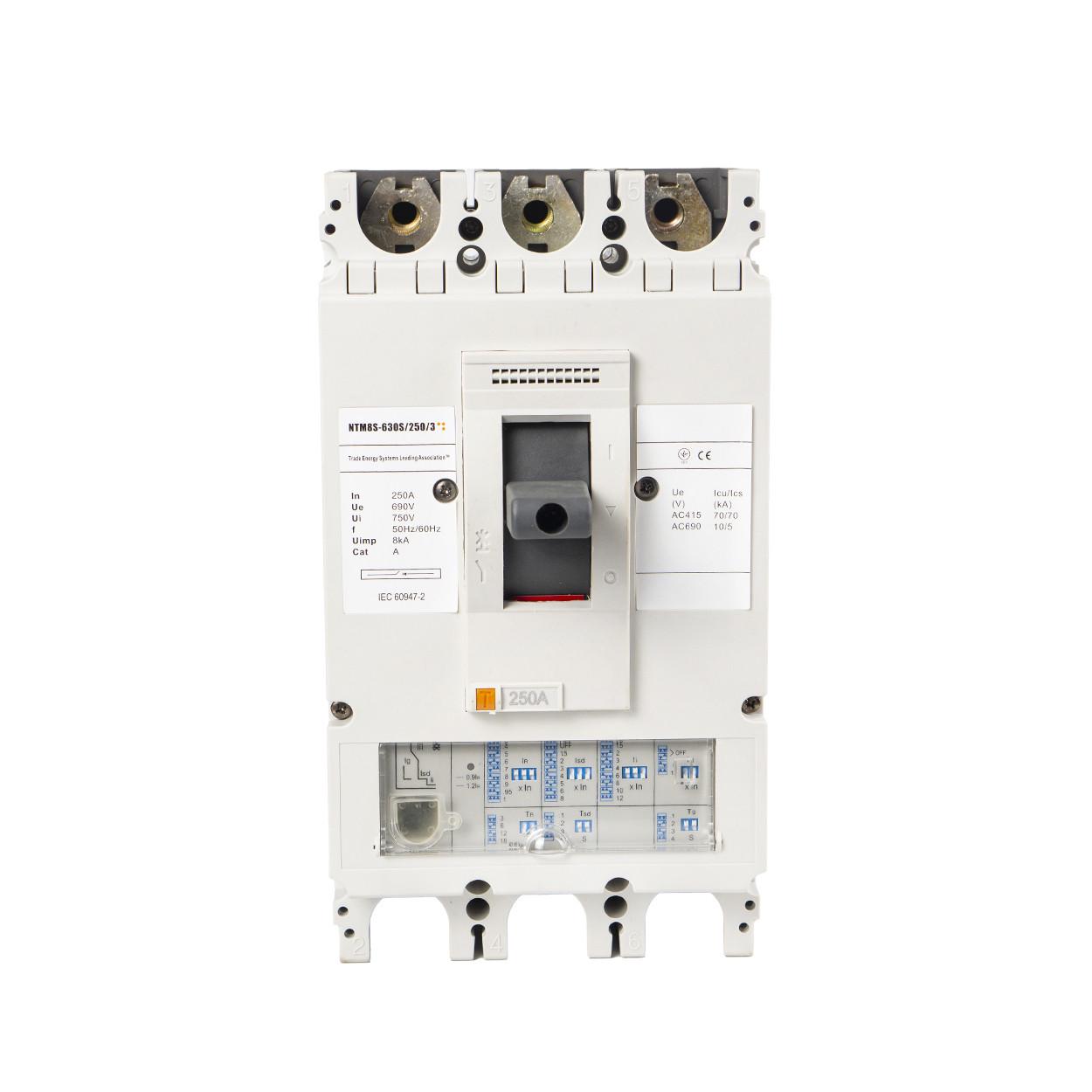 Автоматический выключатель в литом корпусе TESLA NTM8S-6305/250/3 (197) - фото 4 Автоматический выключатель в литом корпусе TESLA NTM8S-6305/250/3 (197) - фото 4