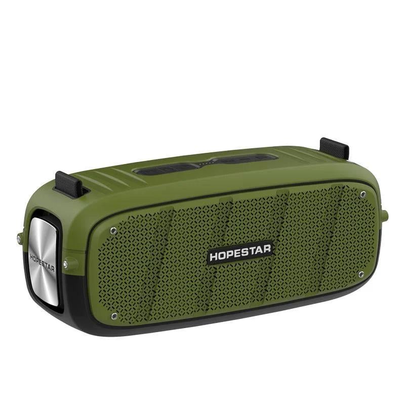 Портативная Bluetooth-колонка Hopestar A20 Pro с микрофоном Зеленый Портативная Bluetooth-колонка Hopestar A20 Pro с микрофоном Зеленый