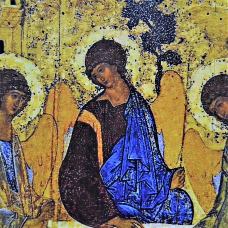 Ікона Святої Трійці 40х30 см (30654665) - фото 3 Ікона Святої Трійці 40х30 см (30654665) - фото 3