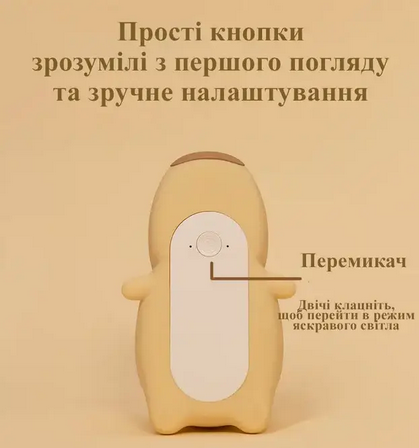 Нічник силіконовий нічник акумуляторний у вигляді сплячої капібари таймер 30-60 хв (SAM-178) - фото 3 Нічник силіконовий нічник акумуляторний у вигляді сплячої капібари таймер 30-60 хв (SAM-178) - фото 3