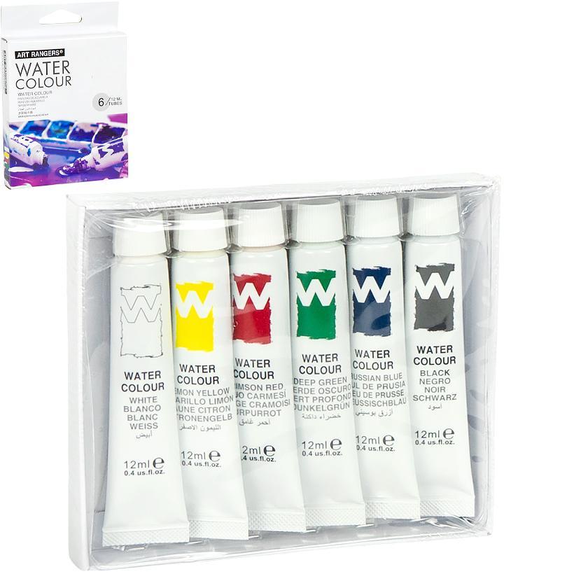Акварельні фарби Rangers Art у тюбиках 6 кольорів по 12 мл (2688488257)