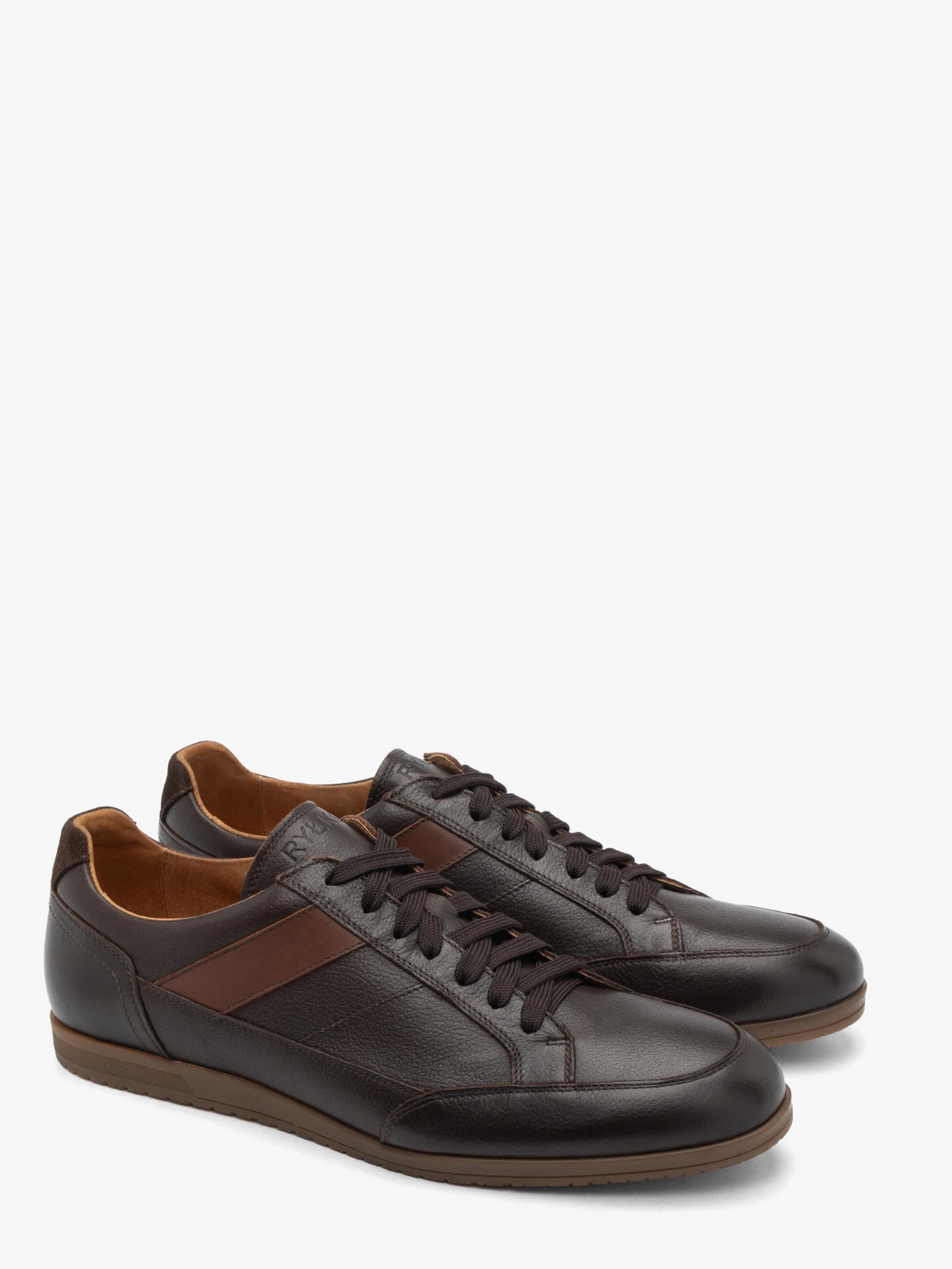 Кеды мужские RYLKO кожаные р. 45 Темно-коричневый (IPTR10__ _CI5)