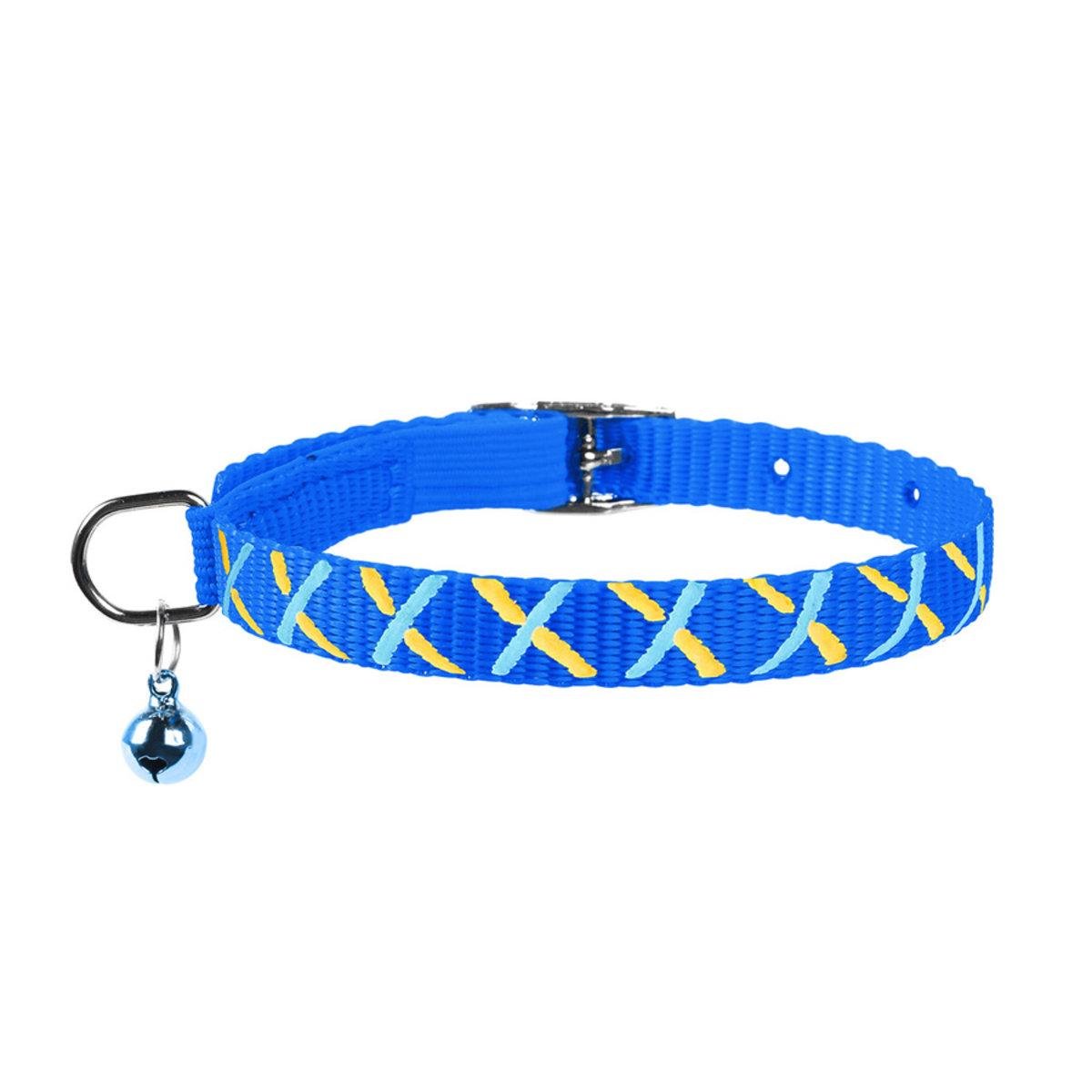 Ошейник Dog Extreme Орнамент нейлоновый 10 мм 22-30 см Голубой Ошейник Dog Extreme Орнамент нейлоновый 10 мм 22-30 см Голубой