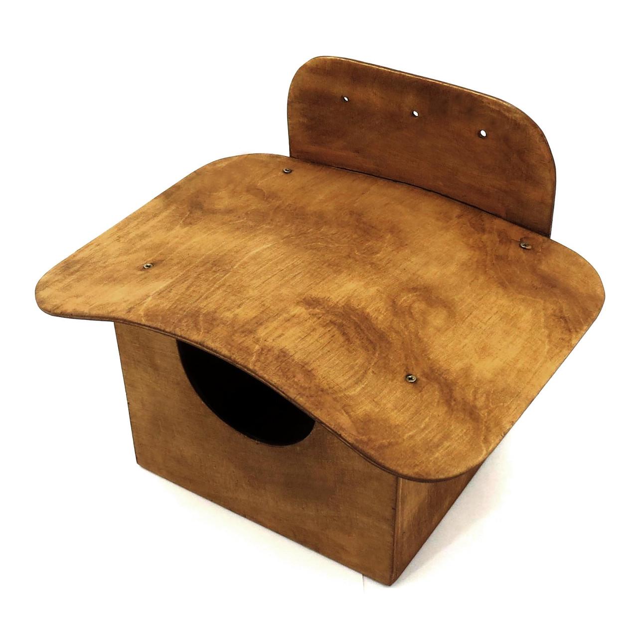 Гнездовье для птиц из дерева Горлица Мускат (ГНЗ-000107) - фото 4