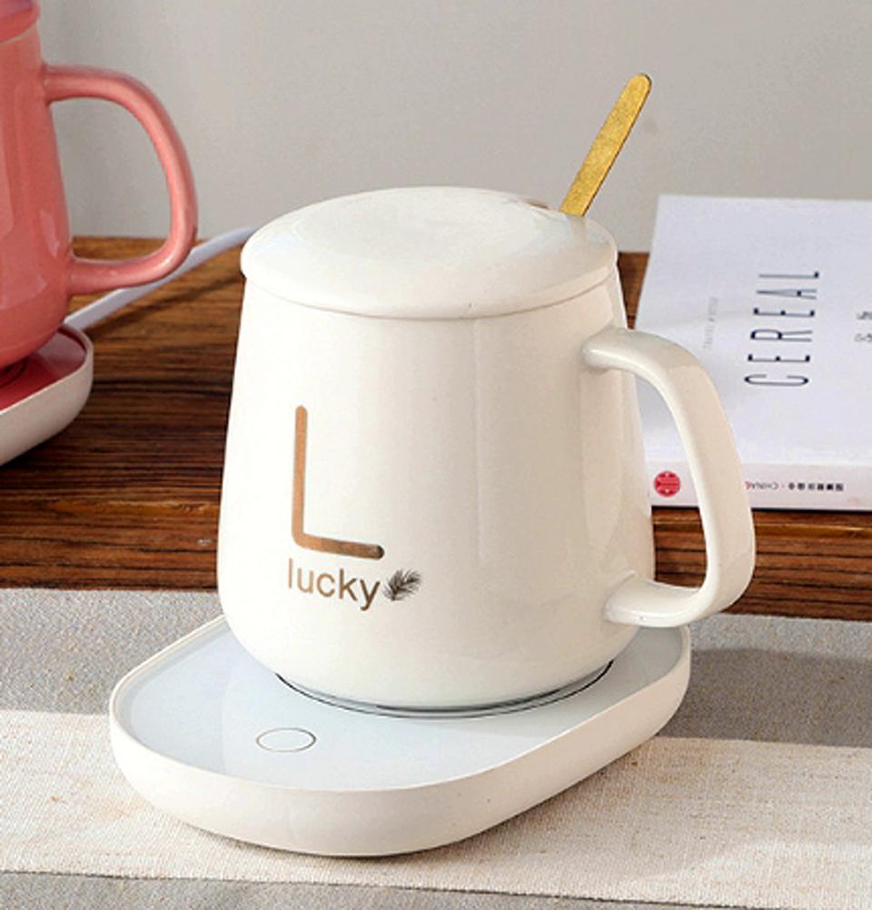 Набір чашка керамічна з підставкою з підігрівом 450 мл Білий (6805) - фото 6 Набір чашка керамічна з підставкою з підігрівом 450 мл Білий (6805) - фото 6