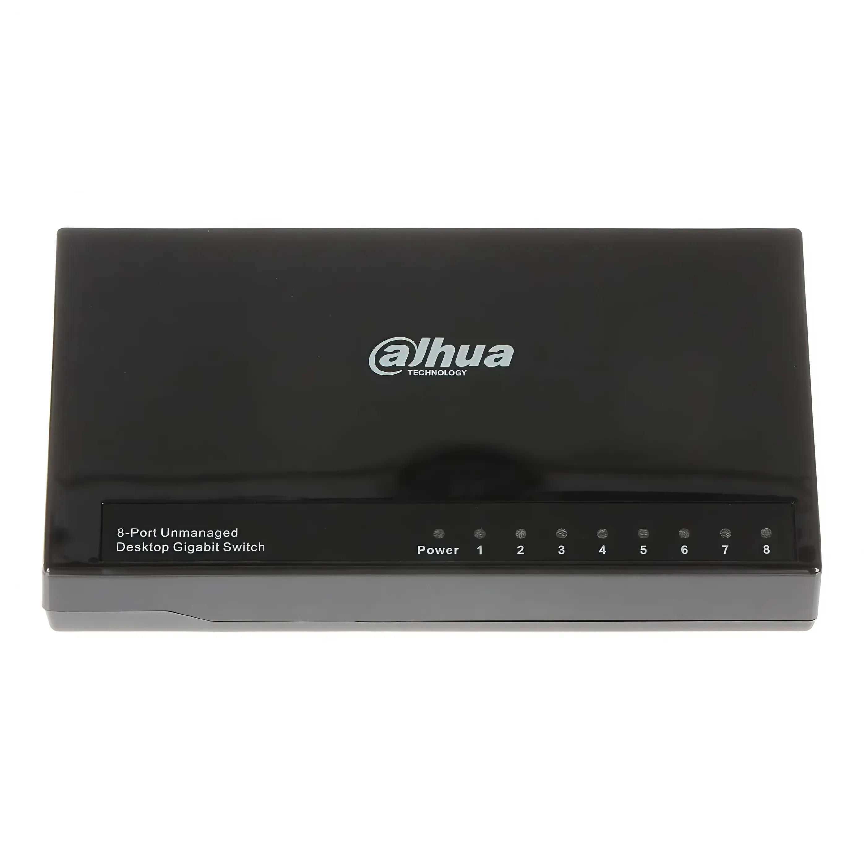 Комутатор некерований 8-портовий мережевий Dahua DH-PFS3008-8GT-L 16 Гбіт/с Чорний (99-00002559) - фото 3 Комутатор некерований 8-портовий мережевий Dahua DH-PFS3008-8GT-L 16 Гбіт/с Чорний (99-00002559) - фото 3