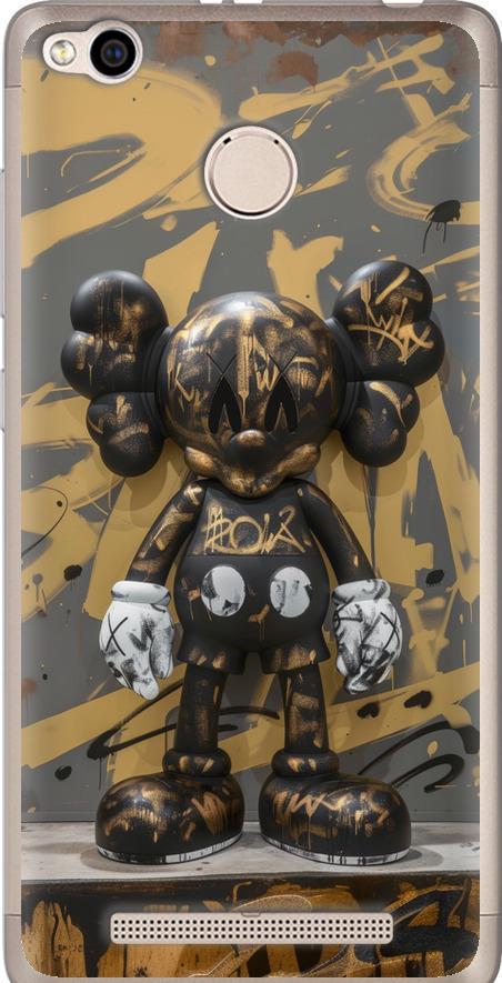 Чехол на Xiaomi Redmi 3x Bronze kaws (6097u-441-42517)
