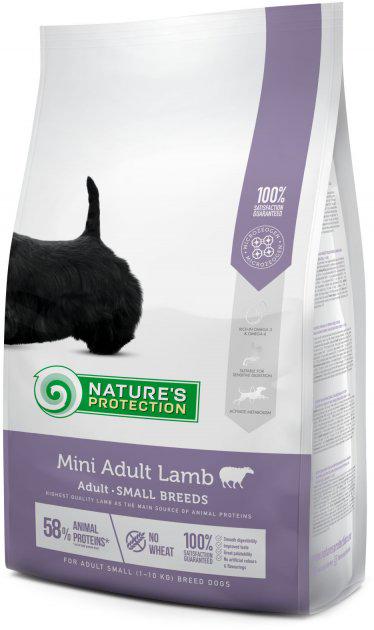 Корм для дорослих собак Nature's Protection Mini Lamb для дрібних порід з ягнятком 2 кг (38631) - фото 1