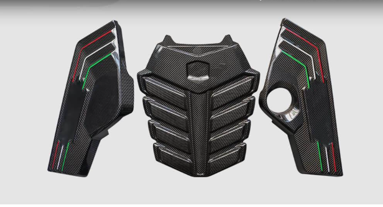 Крышка двигателя DDCarbon для Lamborghini Urus карбон (138362)