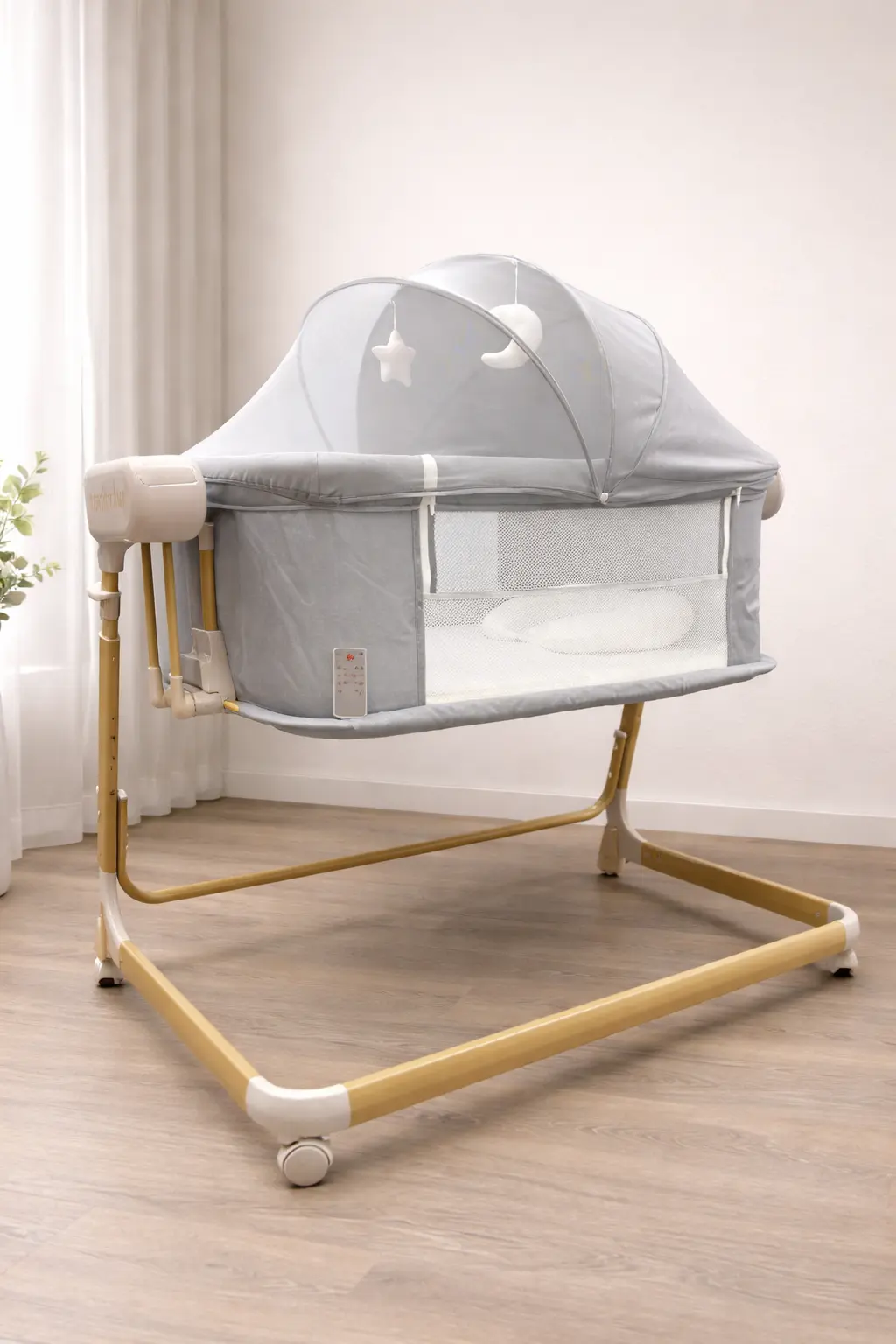 Детская кроватка и электрокачалка люлька (0860)