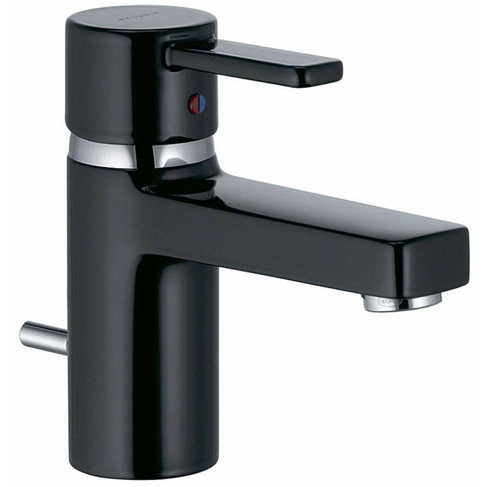 Смеситель для умывальника Kludi Zenta с донным клапаном Черный (382508675) Смеситель для умывальника Kludi Zenta с донным клапаном Черный (382508675)