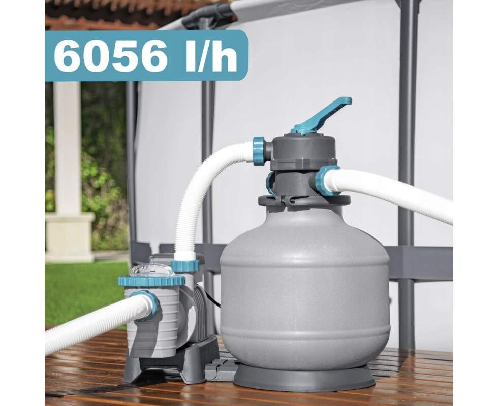 Фильтр-насос для бассейна Bestway 58497 песочный 5678 л/час (26604583) - фото 11