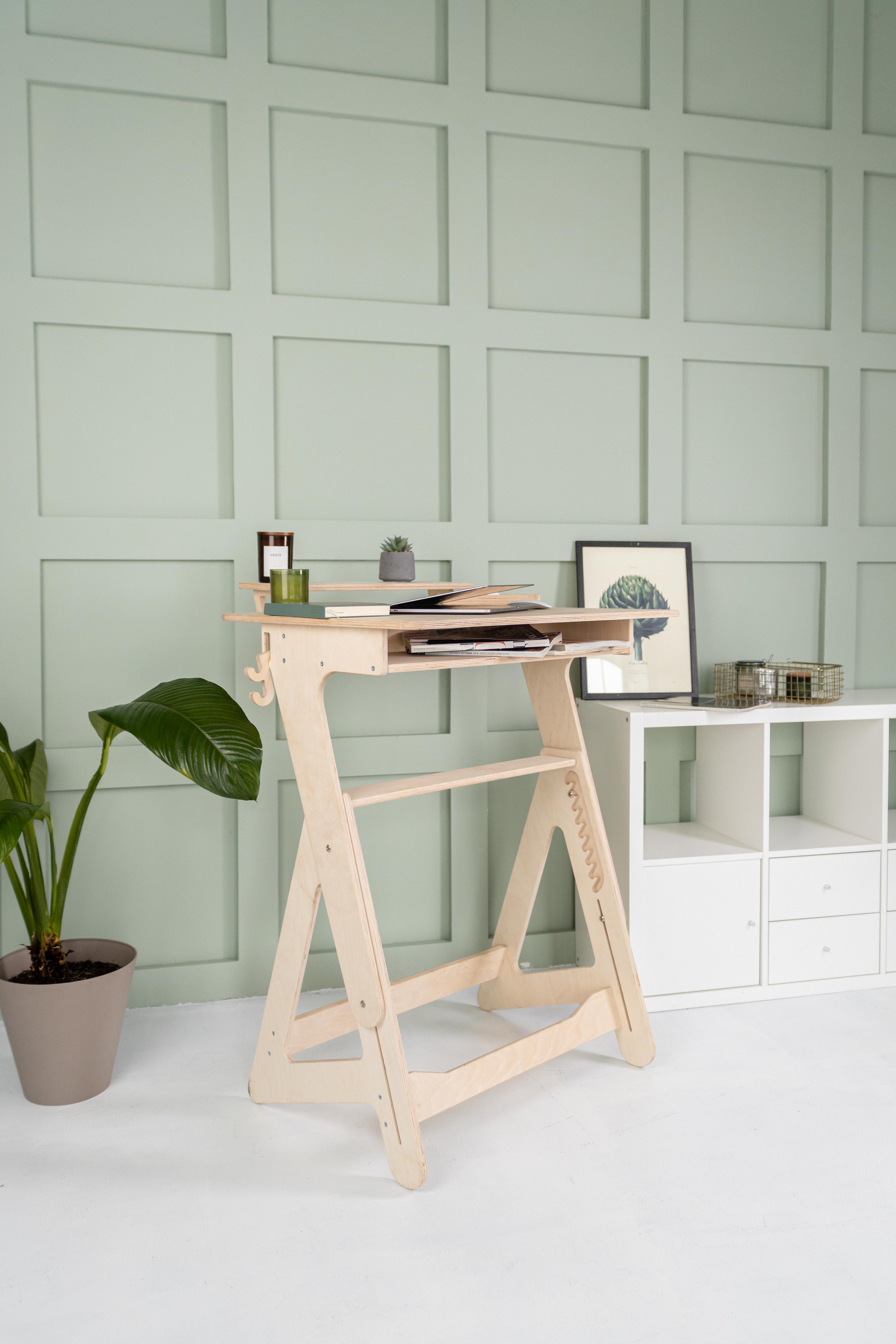 Комп'ютерний стіл Freelance Xl для роботи стоячи та сидячи з покриттям (09754)