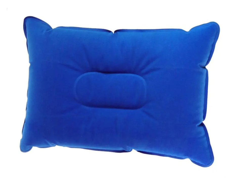 Подушка надувна для кемпінгу і в дорогу Синій (1401/2) - фото 2