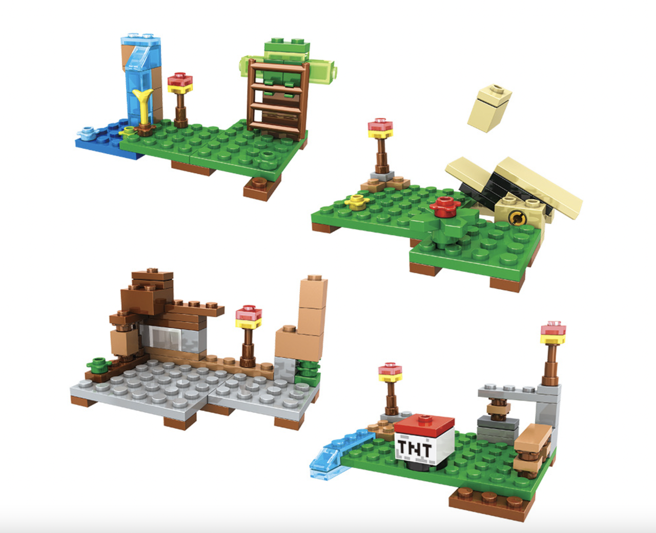 Конструктор My World Скеля біля водоспаду 310 деталей (SJ81005) - фото 7 Конструктор My World Скеля біля водоспаду 310 деталей (SJ81005) - фото 7