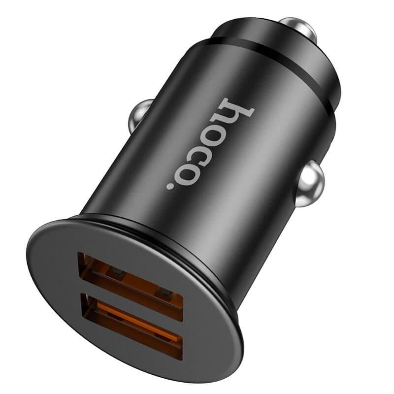Адаптер автомобільний HOCO Developer dual port car charger NZ1