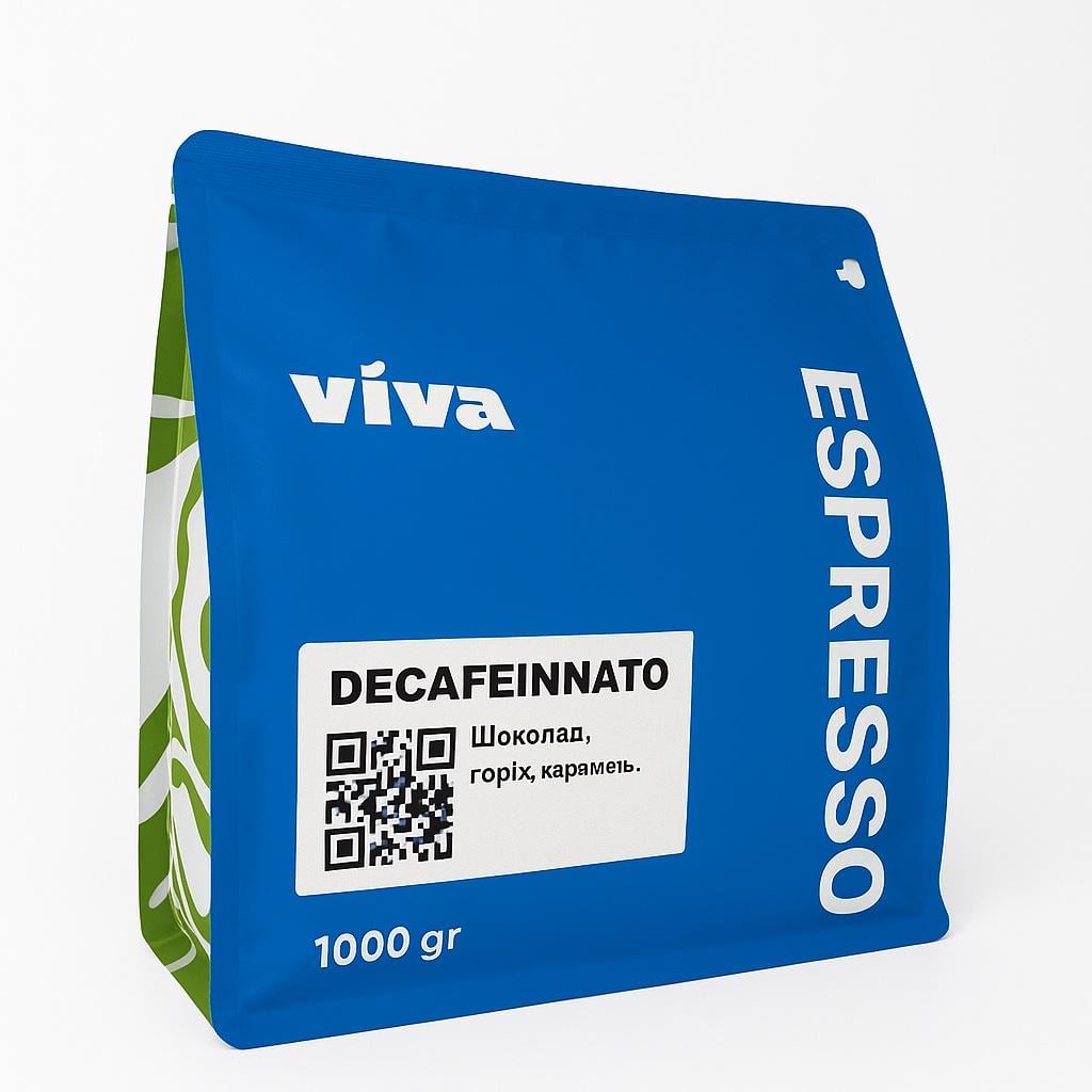 Кава зернова Viva Coffee Decaffeinato 1 кг (33549890)