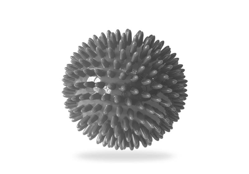 М'ячик масажний Bodhi Spiky 10 см Сірий (2729)