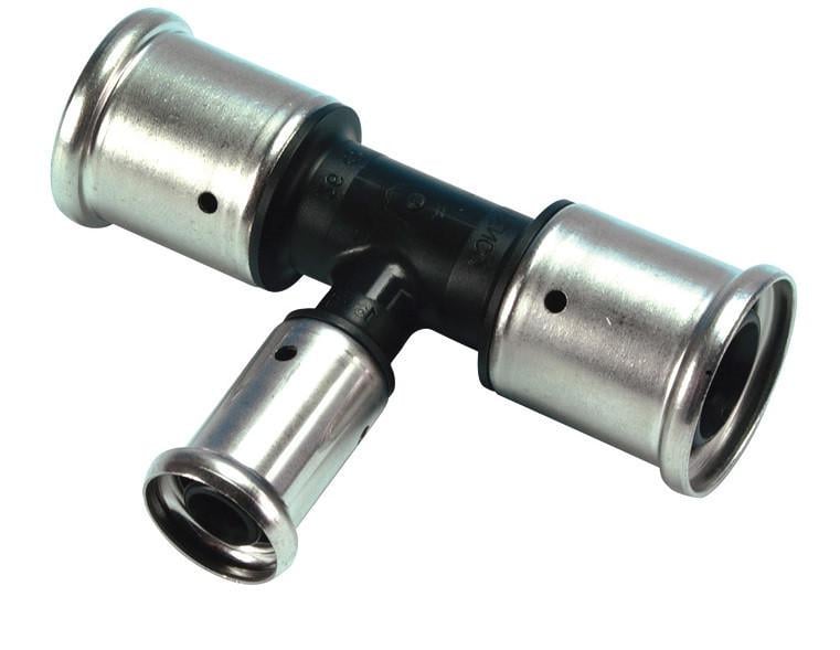 Прес-трійник проміжний пластмасовий HENCO 32х26х32 (10PK-322632)