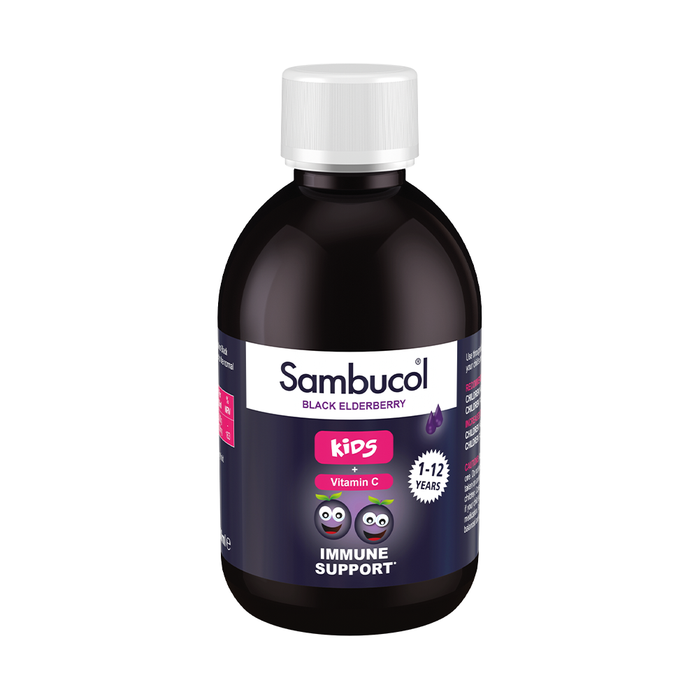 Самбукол сироп для імунітету Sambucol Kids Liquid Чорна бузина/Вітамін С для дітей від 1 року 230 мл - фото 2