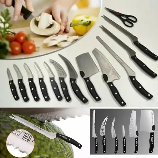 Набір кухонних ножів 13 шт. - фото 3