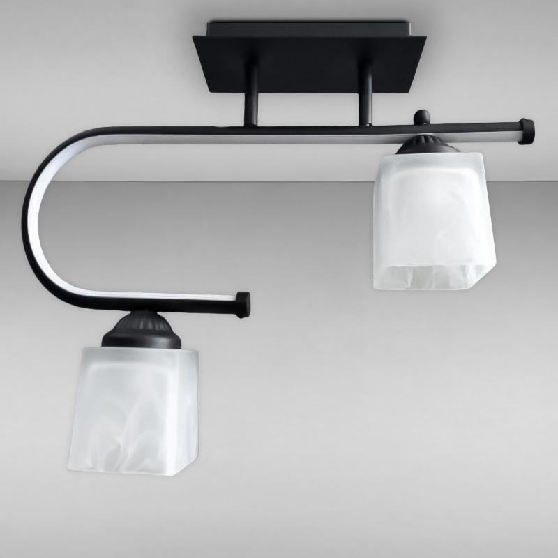 Люстра стельова Light House SRS-16047/2 на дві лампи Чорний