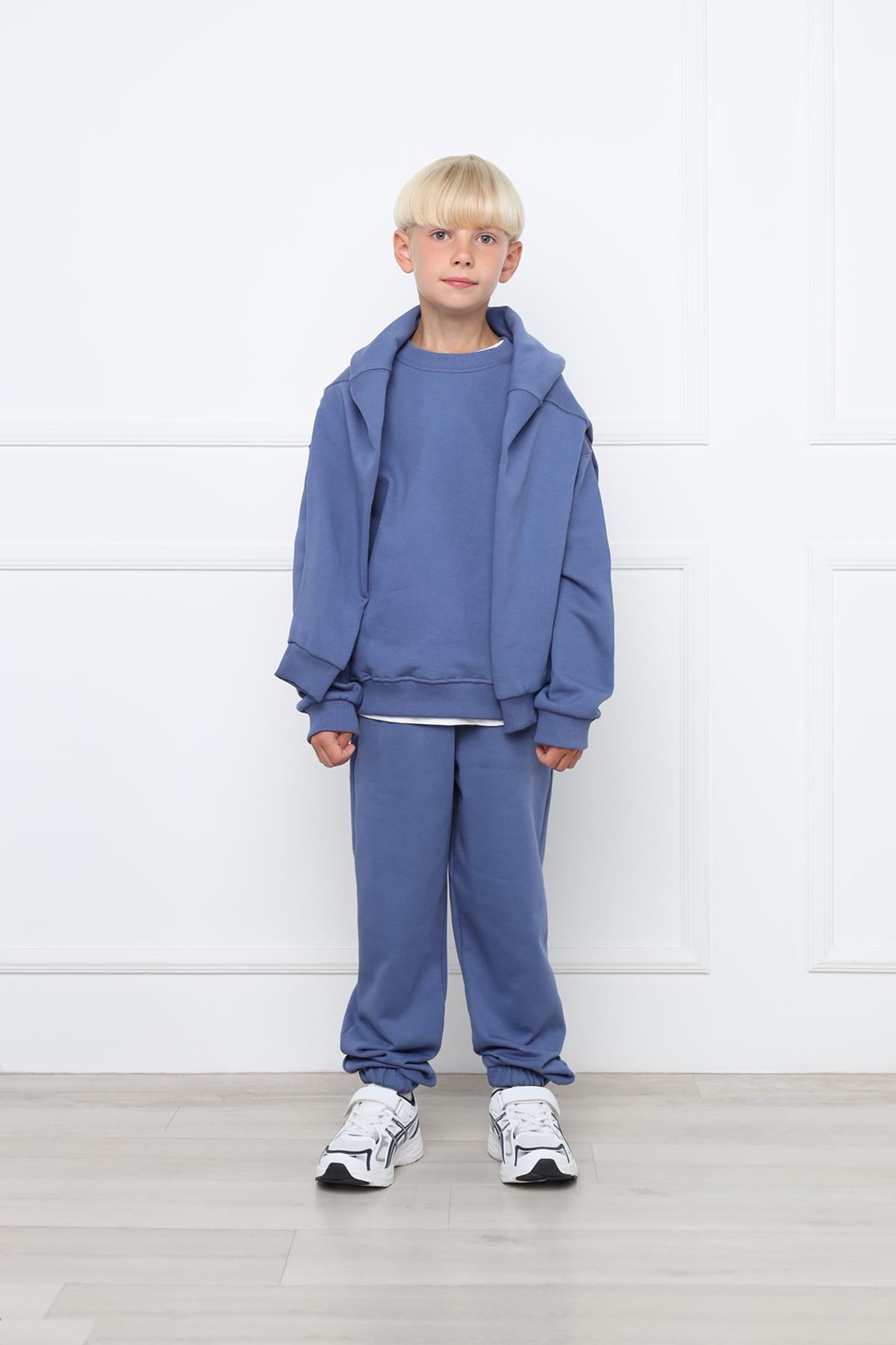 Брюки спортивные для мальчика Yuki ЦБ-00299507 134 см Синий (SKT001326828) Брюки спортивные для мальчика Yuki ЦБ-00299507 134 см Синий (SKT001326828)