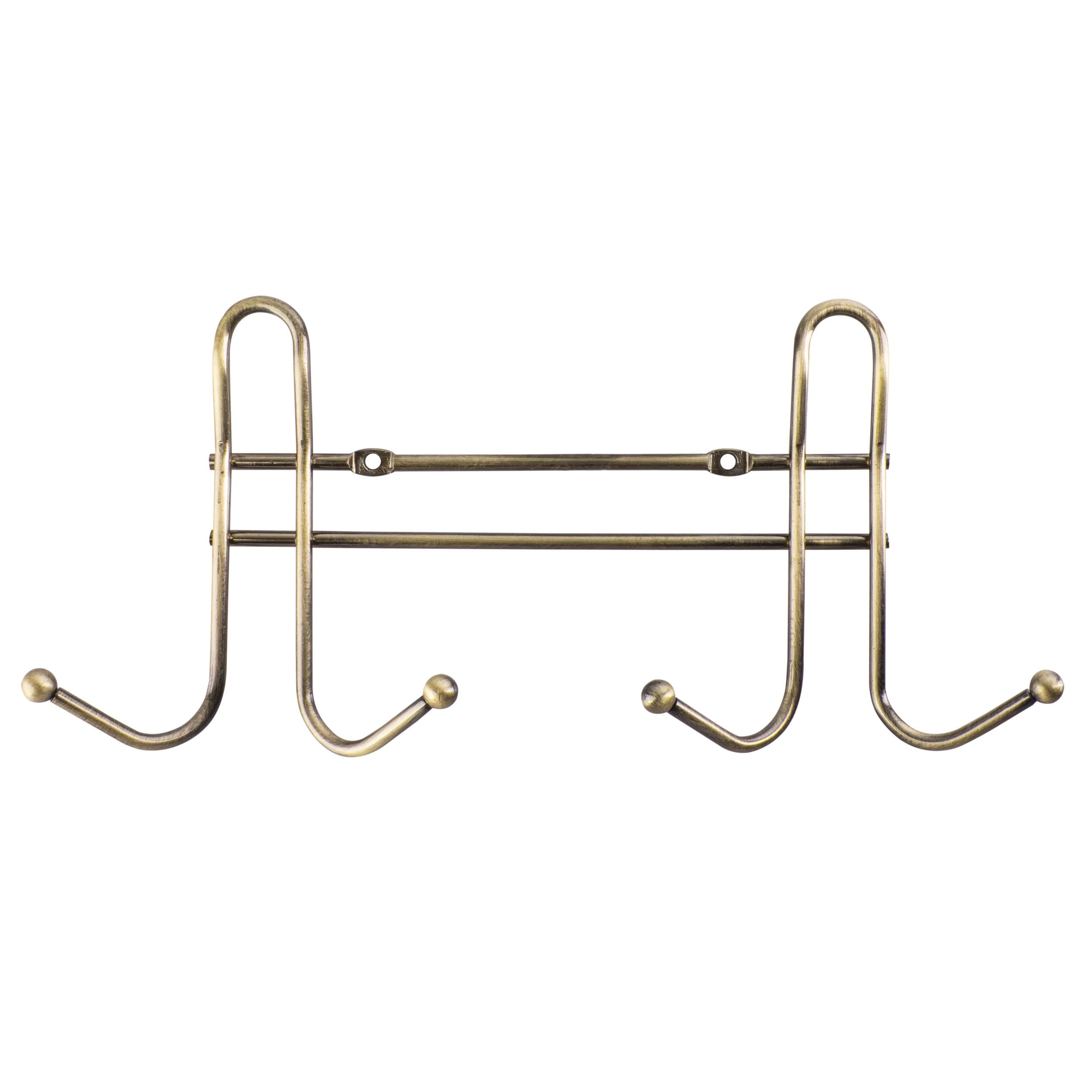 Вешалка настенная AWD interior на 4 крючка 28,6х3,3х12,8 cм (AWD02091714)