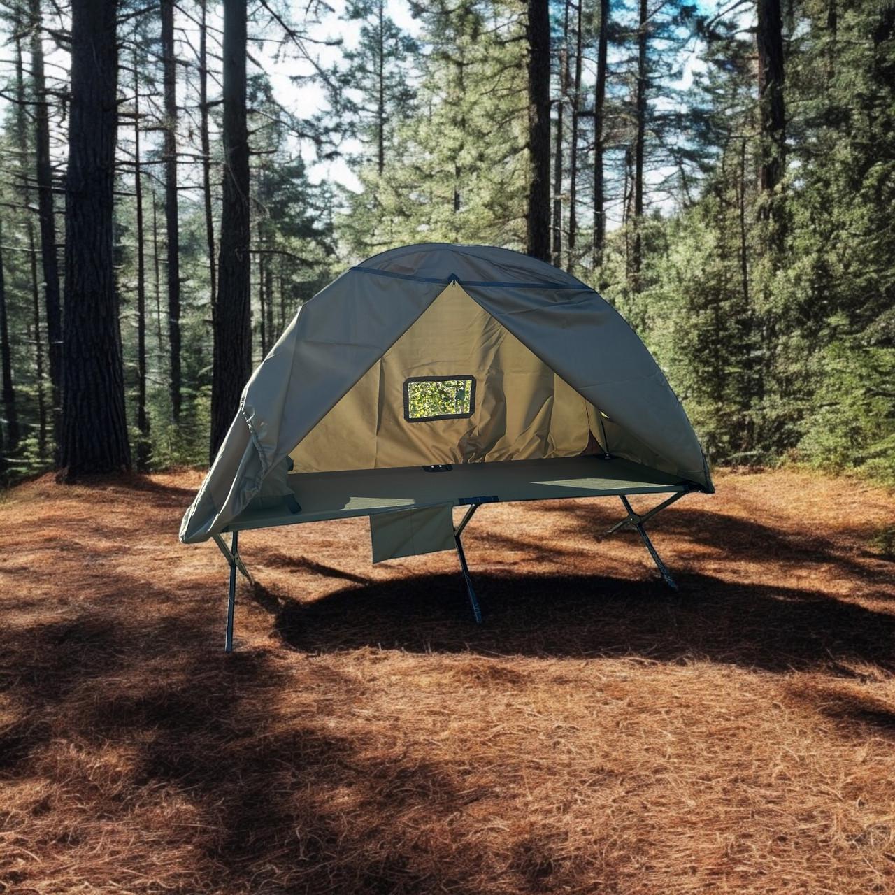 Намет-дощовик для розкладачки Aforce тип НАТО XL 206х72 см з антимоскітною сіткою Олива (2422469425)