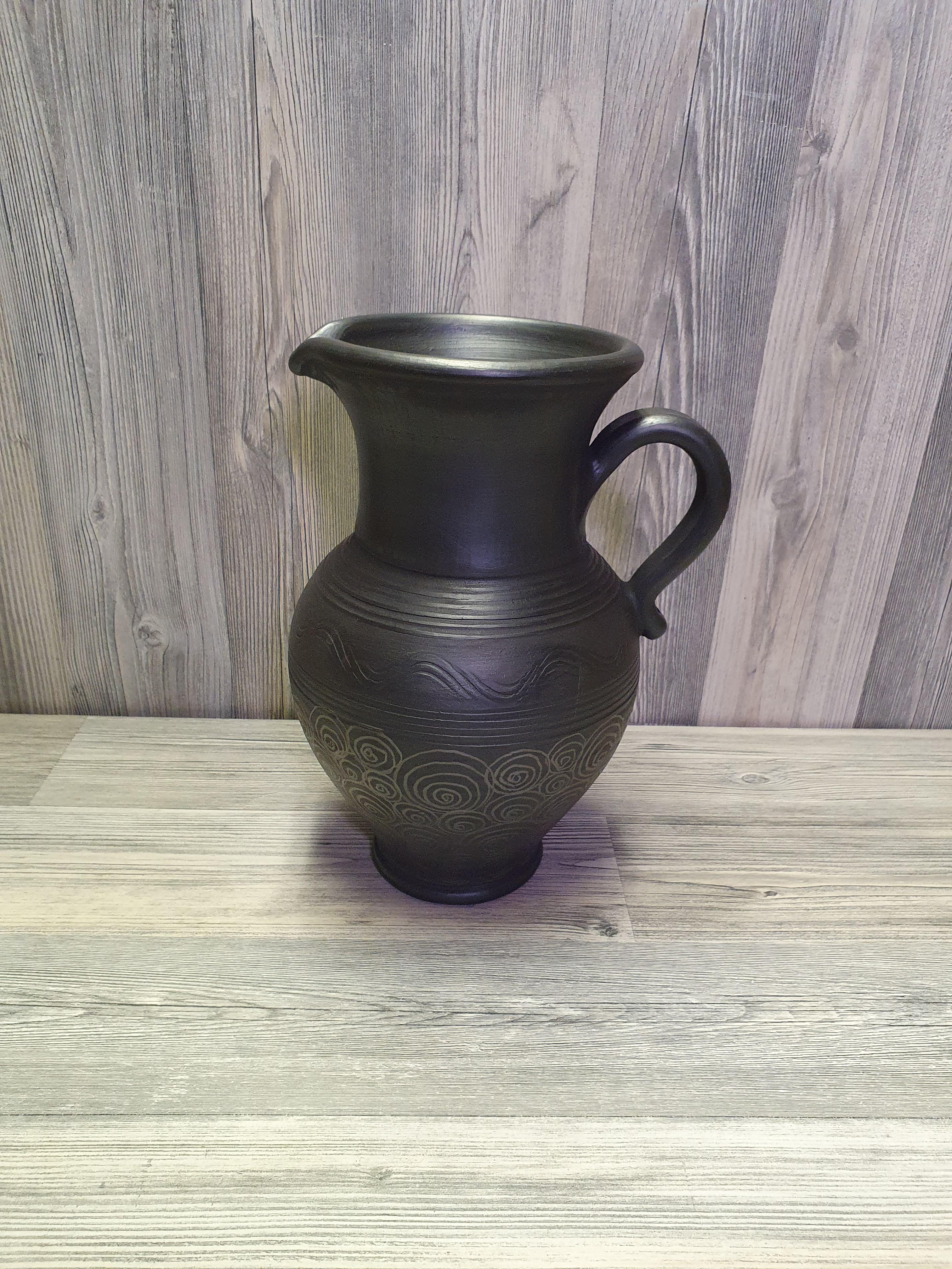 Глечик з чорної глини (5283) - фото 9 Глечик з чорної глини (5283) - фото 9