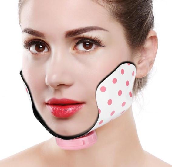 Міостімулятор SUNROZ Face Shaper EMS для м'язів обличчя Біло-Рожевий (SUN1536) - фото 3