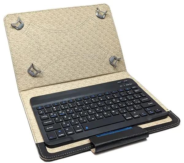 Чехол для планшета универсальный с беспроводной клавиатурой Bluetooth 9,7-11" Black (19002)
