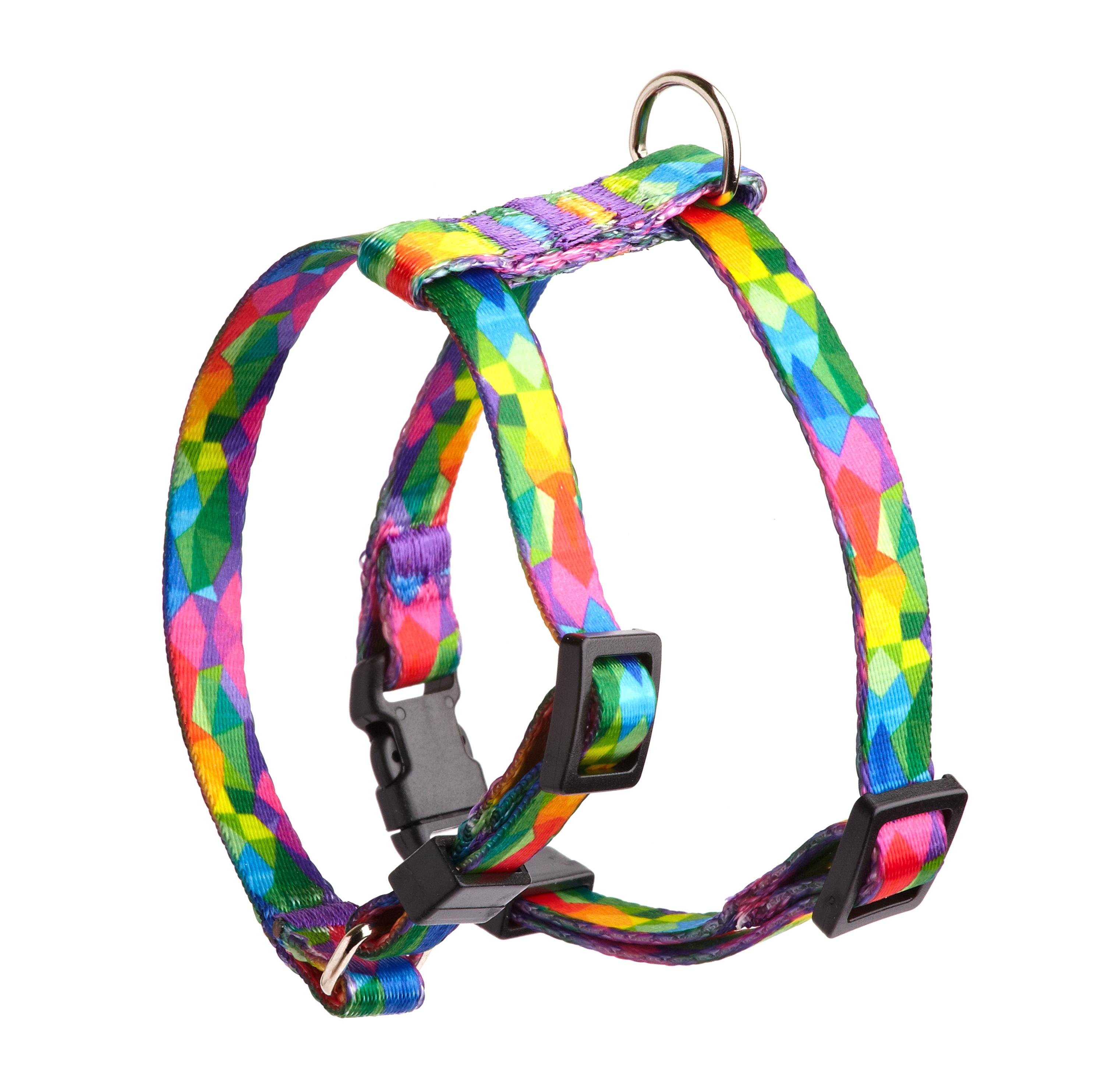 Шлея KareLine Keeper з нейлону з візерунком та пластиковою пряжкою 10 мм А 200-270 мм В 260-320 мм (0855/1) - фото 1 Шлея KareLine Keeper з нейлону з візерунком та пластиковою пряжкою 10 мм А 200-270 мм В 260-320 мм (0855/1) - фото 1