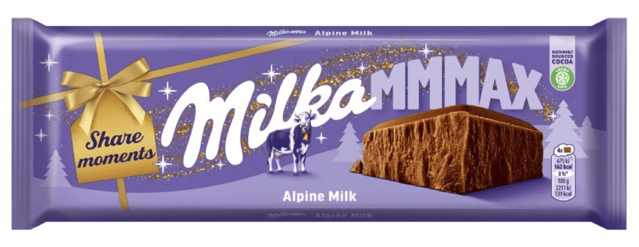 Шоколад Milka Mmmax Alpine Milk Christmas Chocolate 250 г (2481962930)