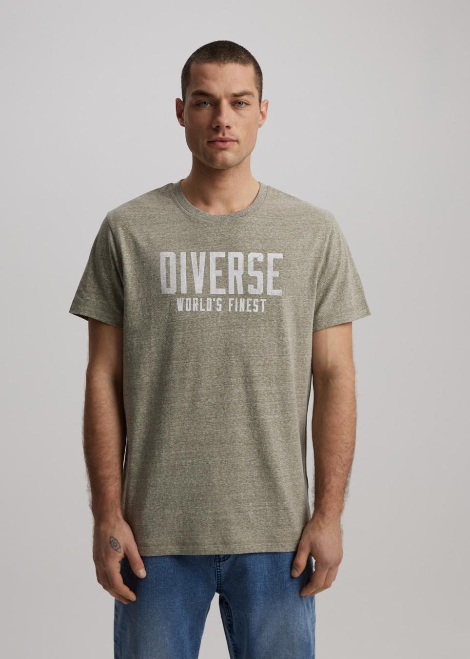 Футболка мужская Diverse MERCED VIII 2XL Хаки меланж (5905384108999)