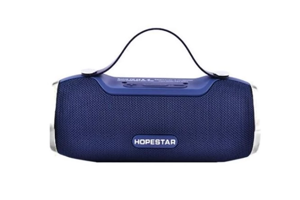 Колонка бездротова портативна HOPESTAR H40 Bluetooth Blue (373778) - фото 4