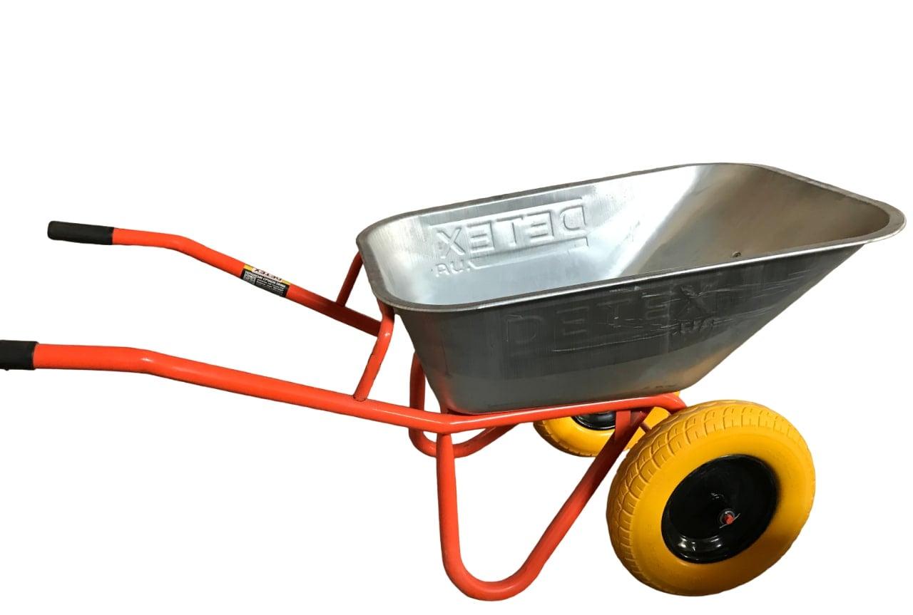 Тачка двухколесная DETEX D-32 с полиуретановым колесом (98-530)