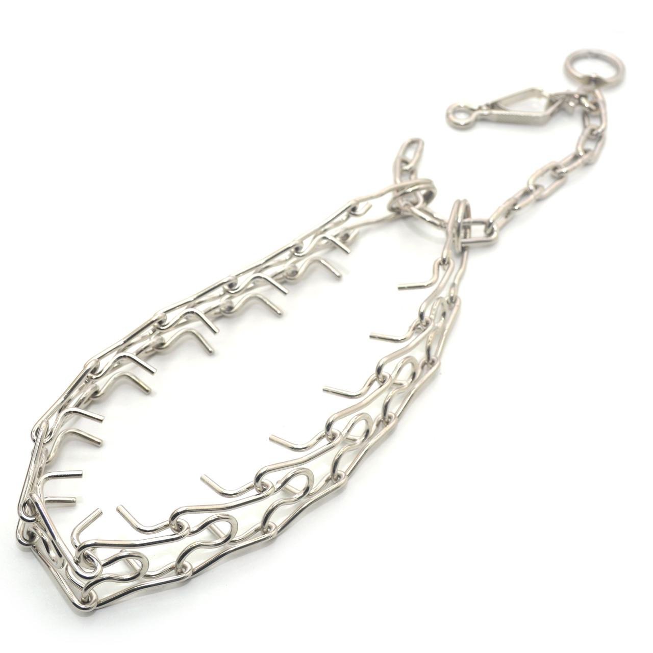 Ошейник-удавка жесткий для собак Zoo-hunt никелевый НЖ №3 60 см (20835267) - фото 2 Ошейник-удавка жесткий для собак Zoo-hunt никелевый НЖ №3 60 см (20835267) - фото 2