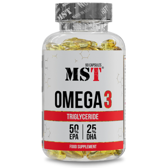 Жирні кислоти MST Омега-3 Triglyceride 750 мг 90 капсул