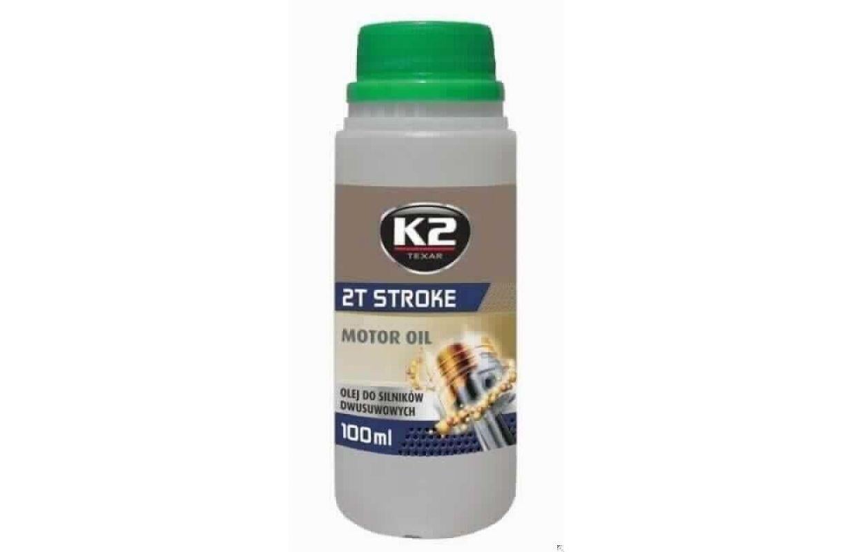 Моторна олива K2 2T STROKE OIL мастило для двотактних двигунів зелене 100 мл (O528GREENML100E) Моторна олива K2 2T STROKE OIL мастило для двотактних двигунів зелене 100 мл (O528GREENML100E)